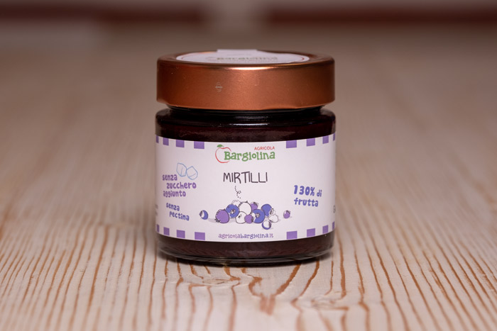 Confettura mirtilli senza zucchero - bargiolina