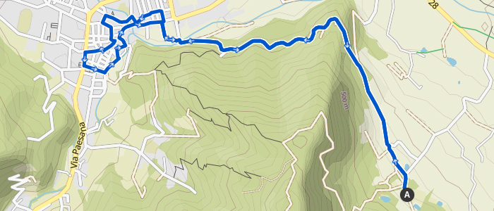 Giro in bici verso Barge, passando dal santuario della Madonna delle Combe