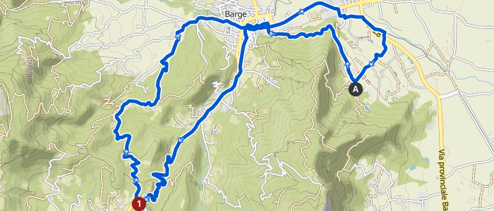 Giro in bici alla Colletta di Paesana - discesa via Montescotto
